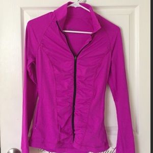 Bright purple vsx workout jacket