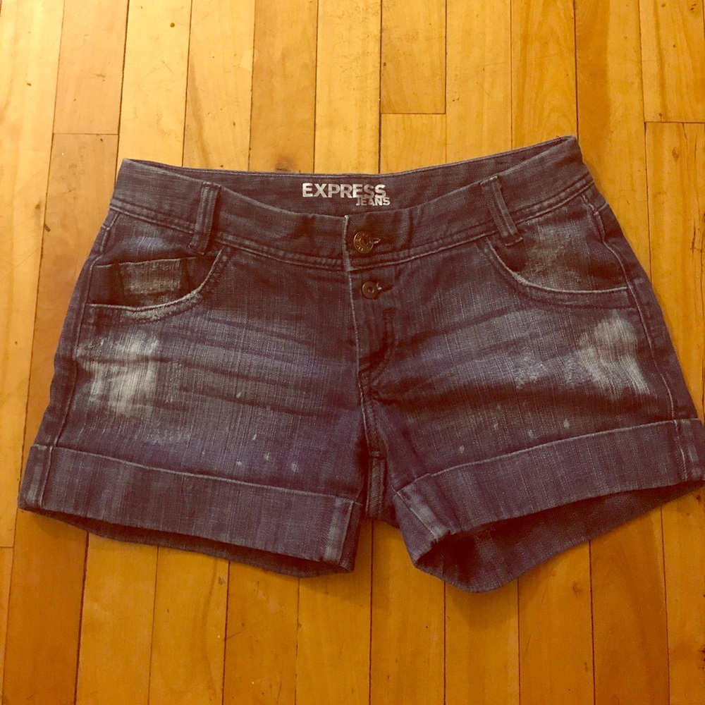 Express Cuffed Jean shorts size 6
