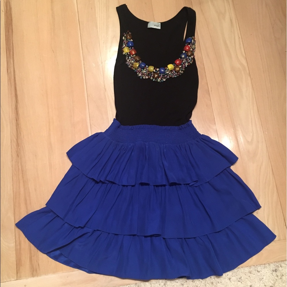 Single mixed media Dress