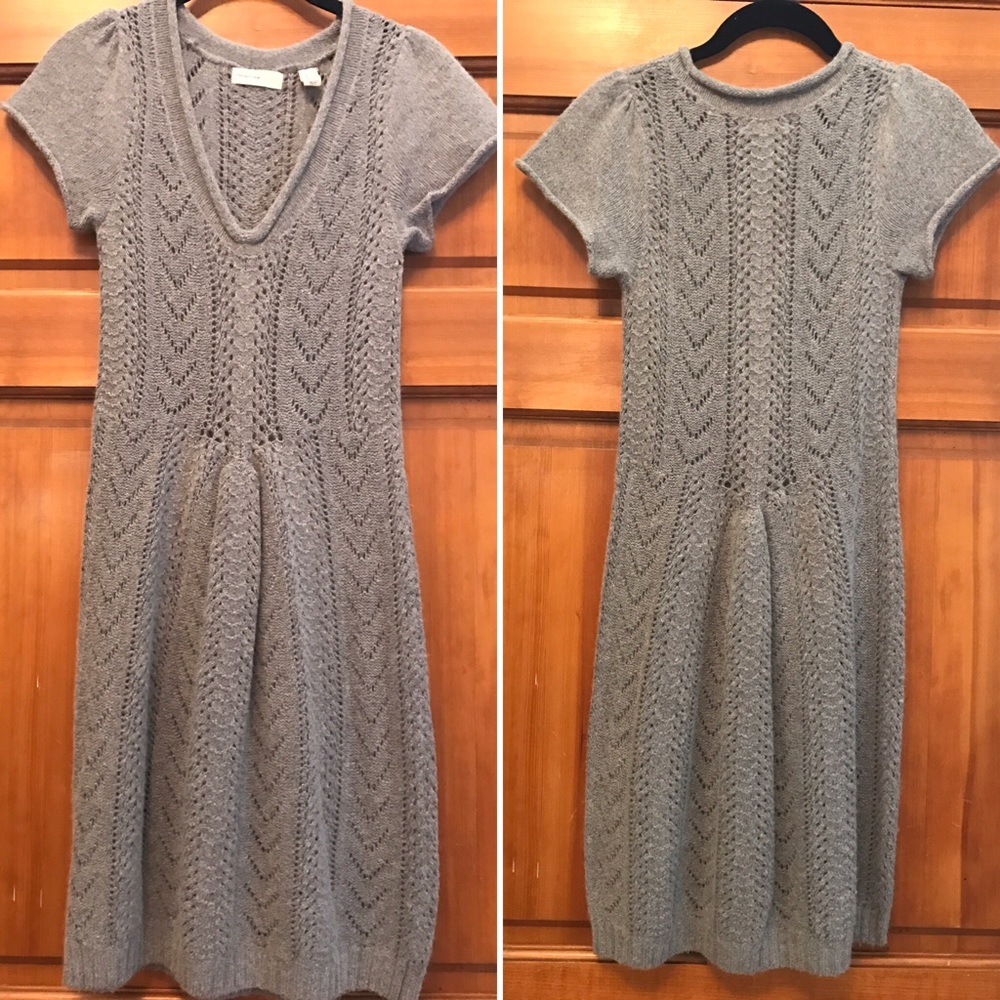 VGUC SLEEPING ON SNOW grey sweater dress XS