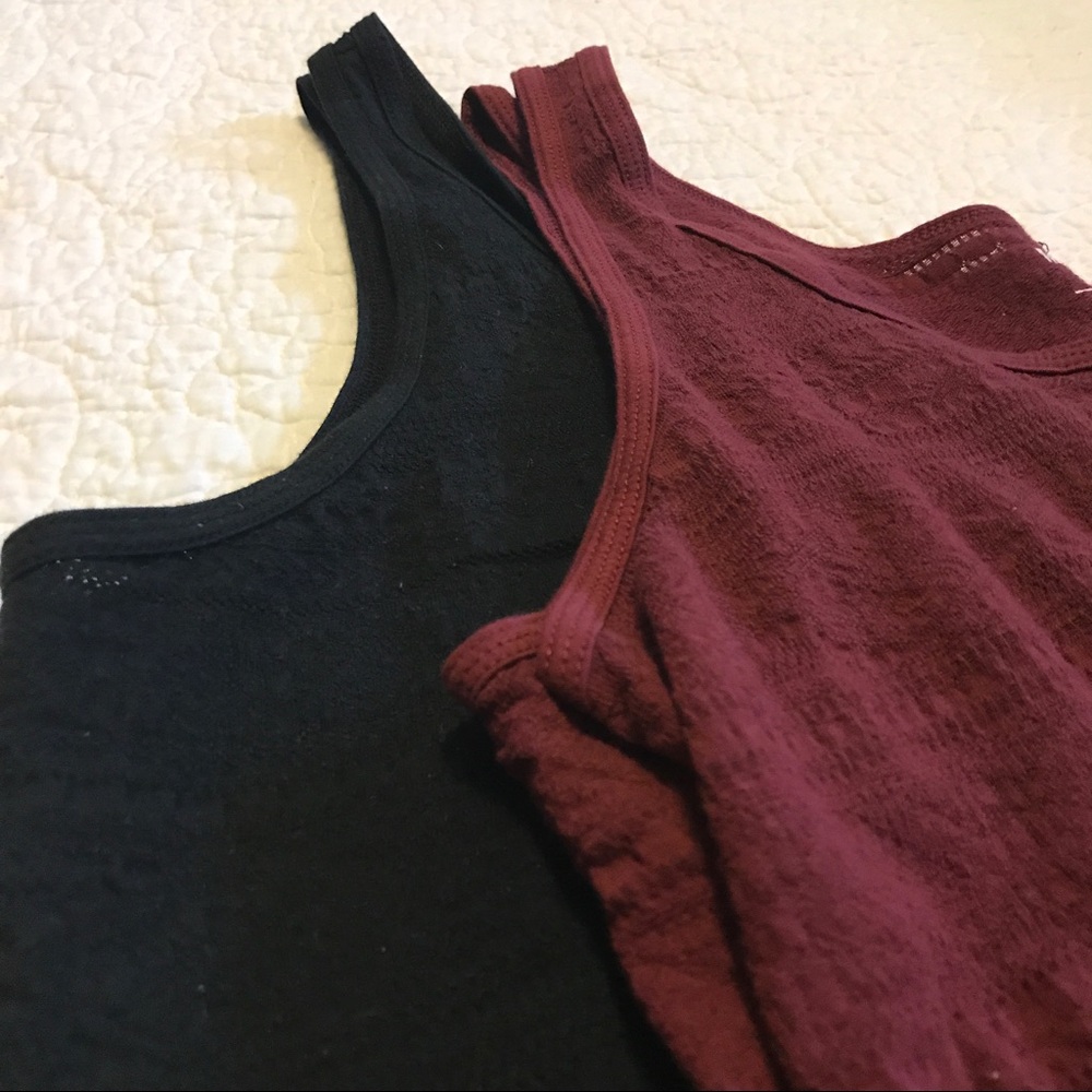 {Merona} Tank Top Bundle - Two Semi-sheer Tanks!!