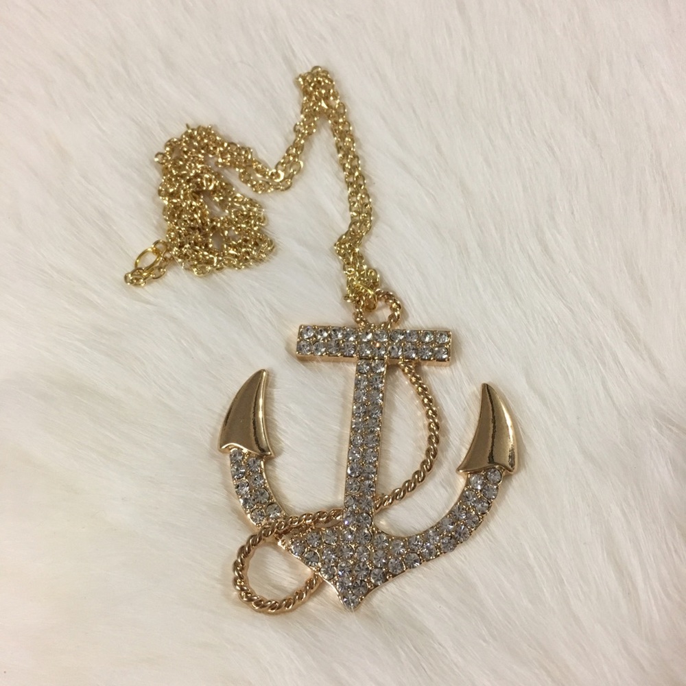Handmade Anchor Necklace - Picture 1 of 1