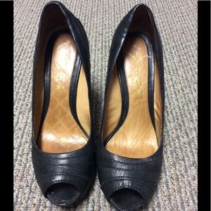 L.A.M.B. Open-toe Heels