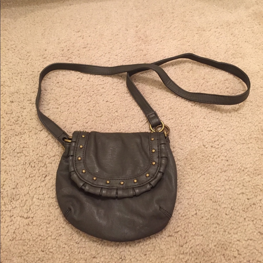 Small grey satchel.
