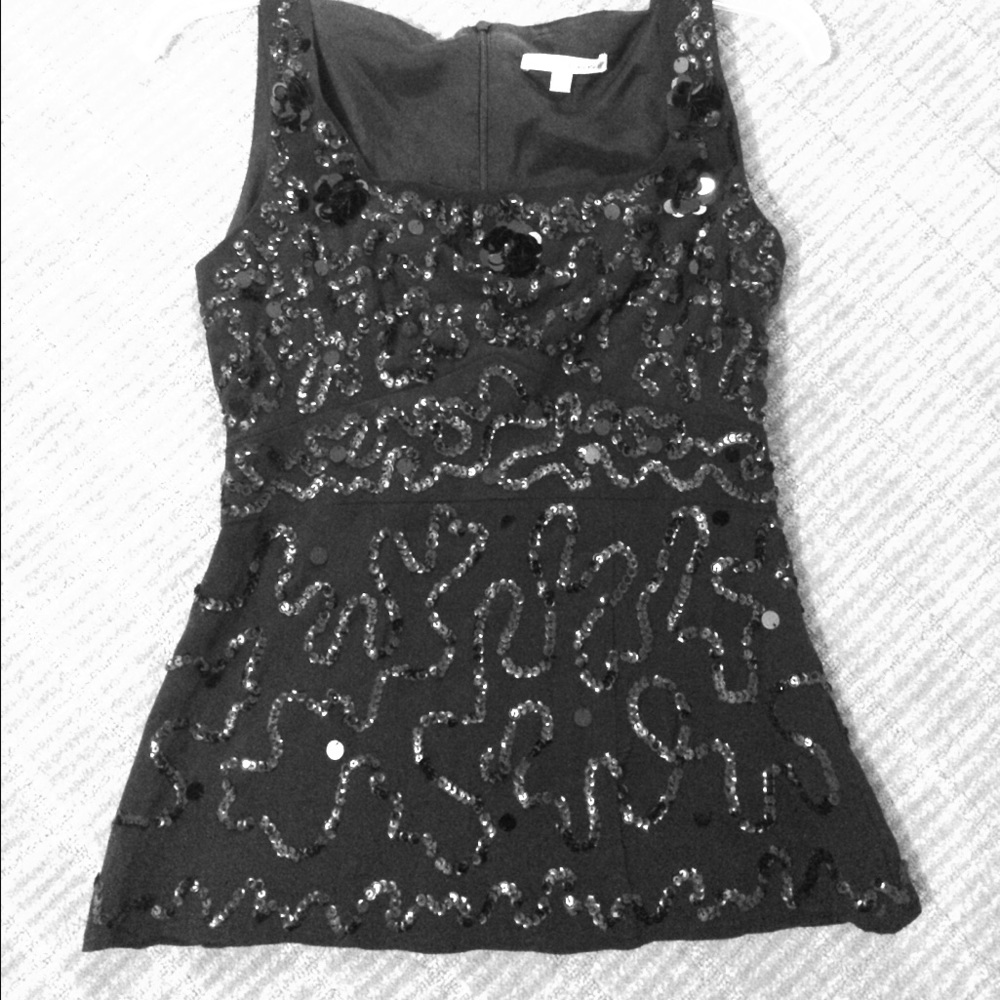 Nanette Lepore top size 0 sequins