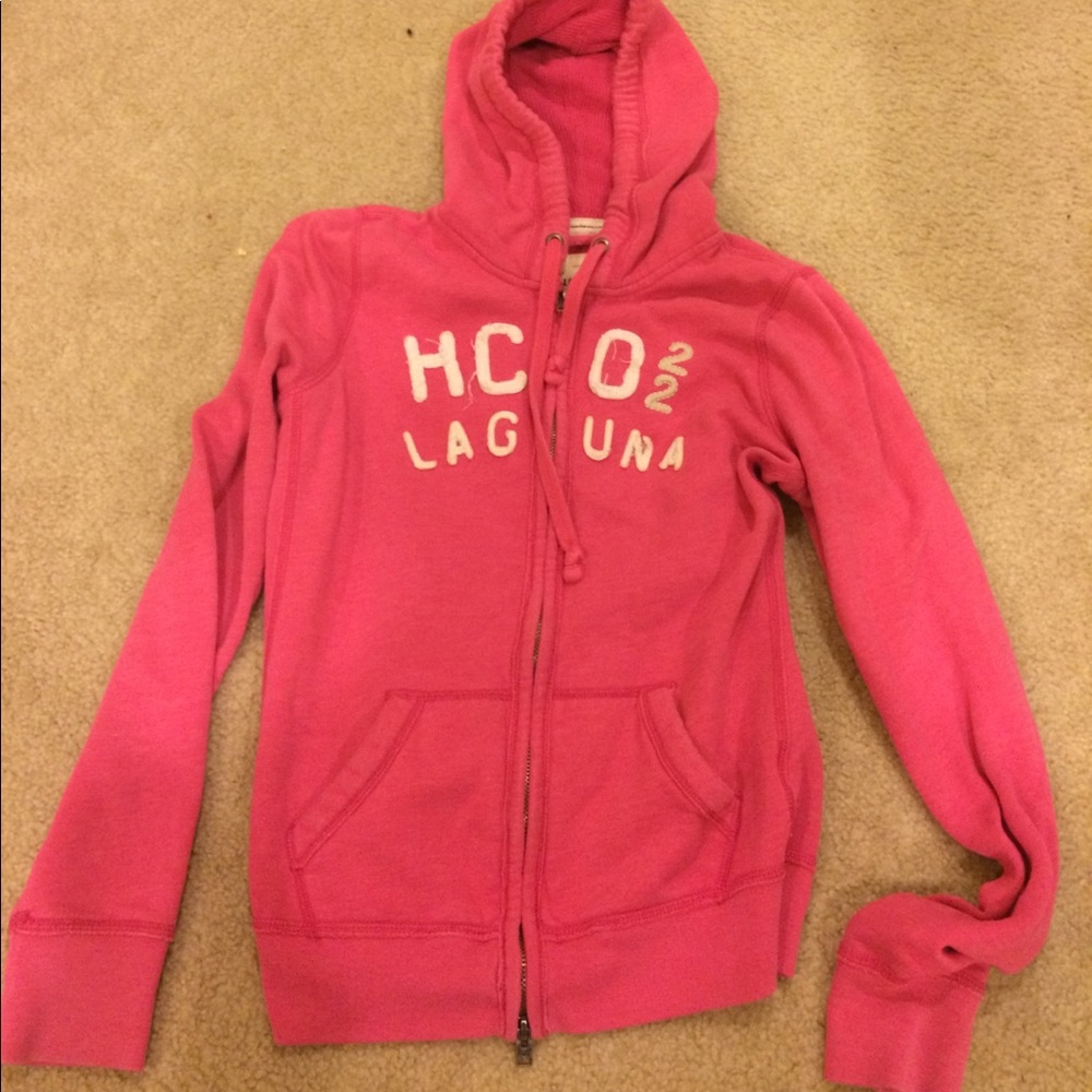 Hollister Hot Pink Hoodie