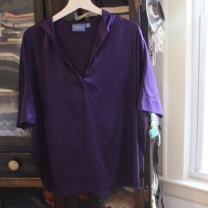 Simply Vera Vera Wang Hooded Blouse