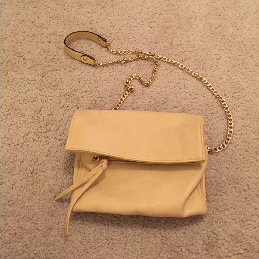 Light creamed color purse.