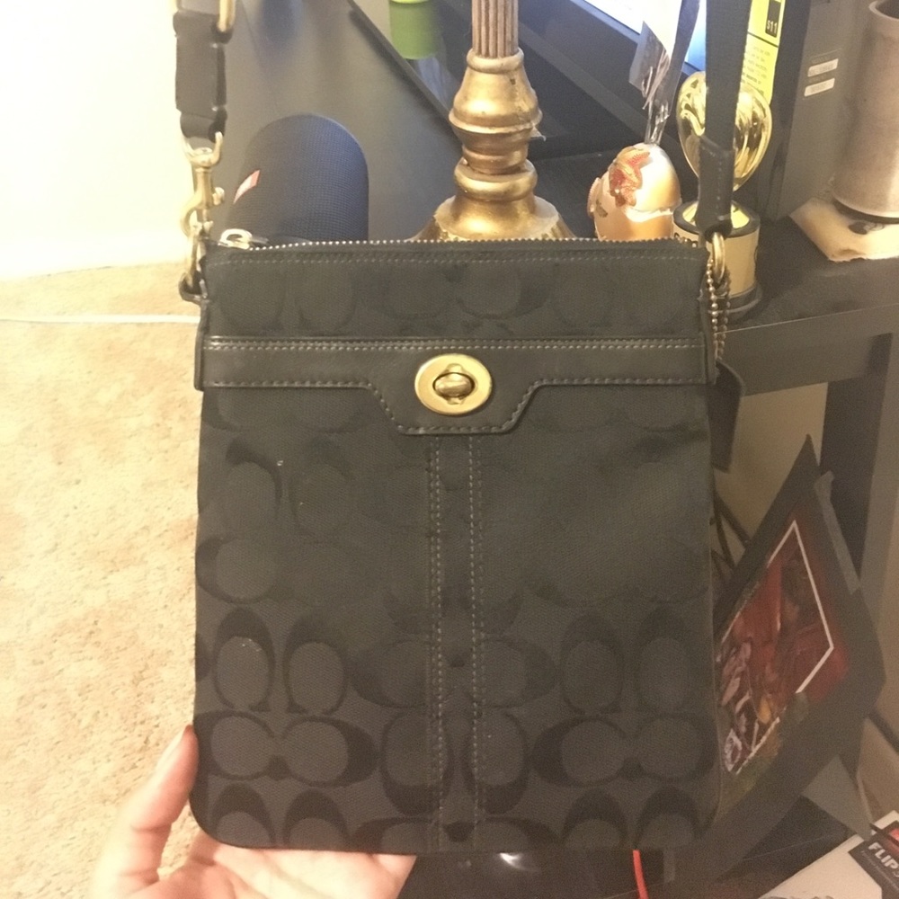 Coach messenger bag.