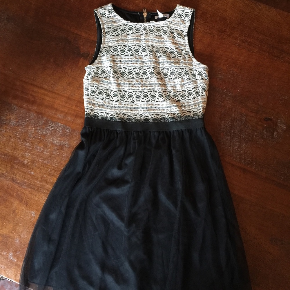 Lace and tulle dress