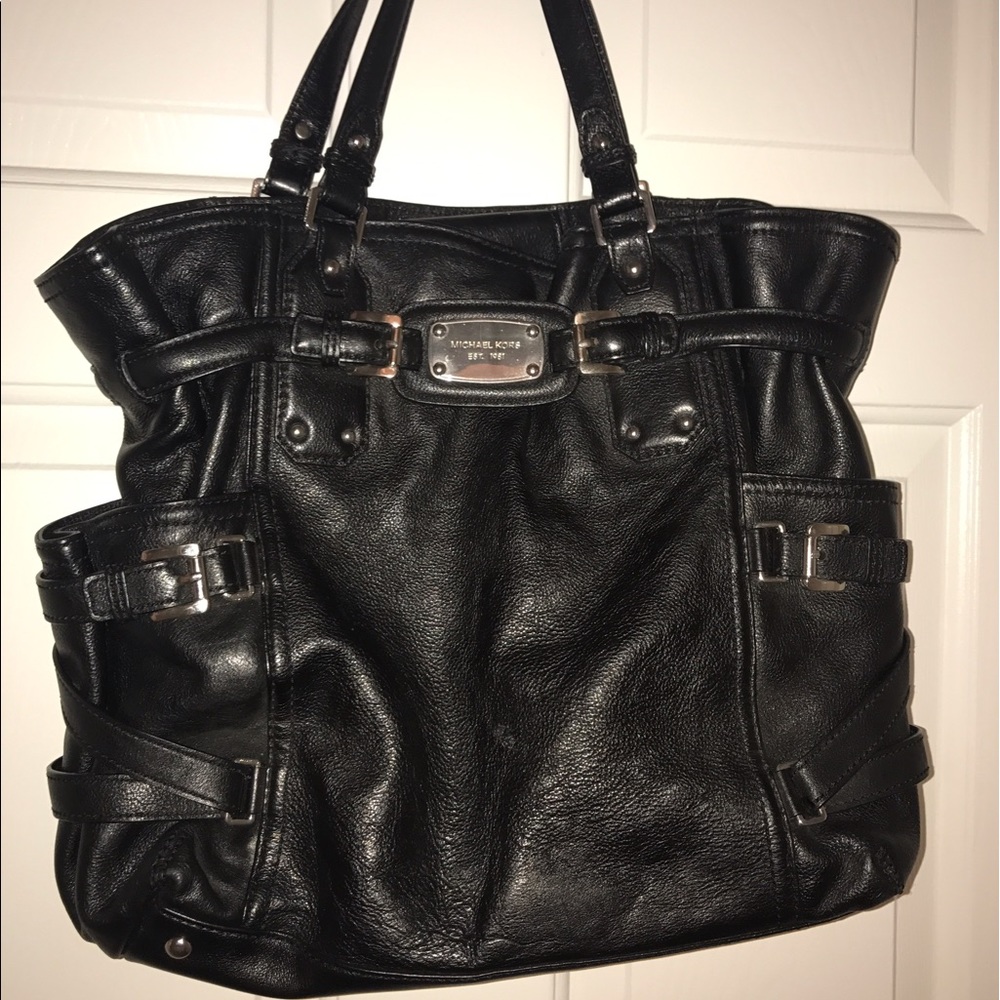 Used Michael Kors black tote bag.