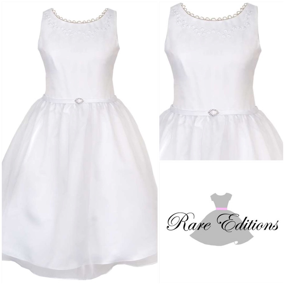 EMBROIDERED & BEADED Dress with
ORGANZA SKIRT
