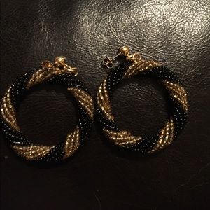 Avon winter  glass earrings