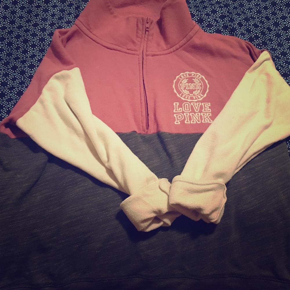 PINK Zipup Sweater