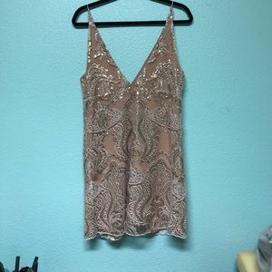 Free People sequin mini dress