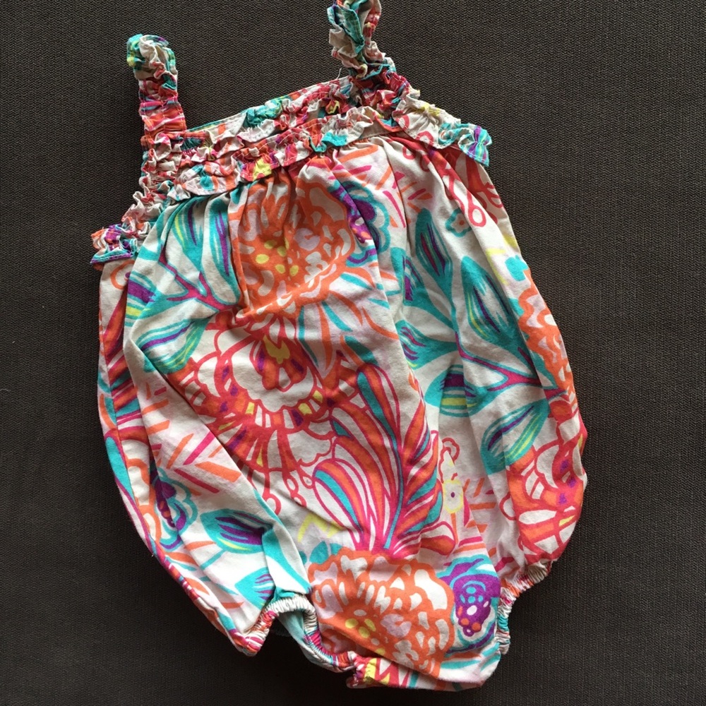 Floral summer onesie