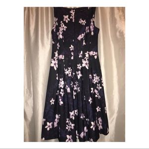 Floral Purple Dress