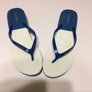 Calvin Klein flip flops
