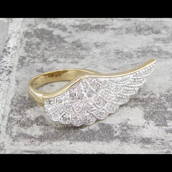 🎉HP🎉.50ctw 18KT gold over 925 SS - Picture 6 of 8