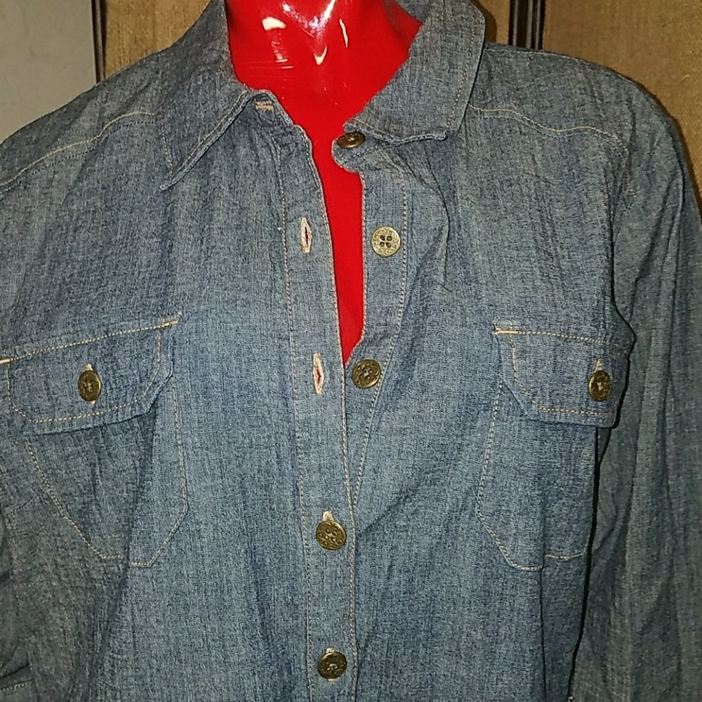 Jean shirt dress