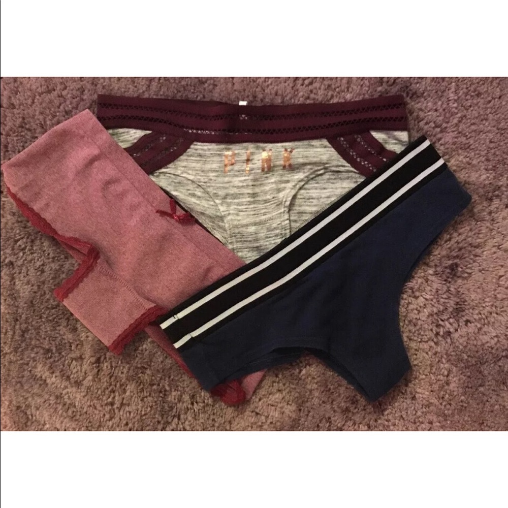 Bundle of 2 Pink VS and 1 Forever 21 Underwear 💕
