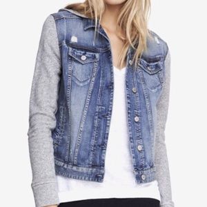 XS denim sweatshirt express