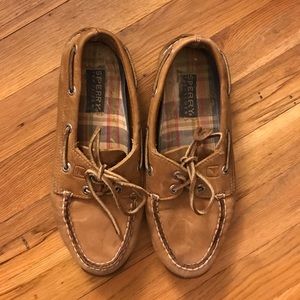 [Sperry] Tan Boat Shoes