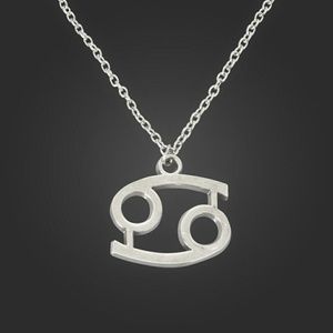 Stainless Steel Zodiac Cancer Necklace