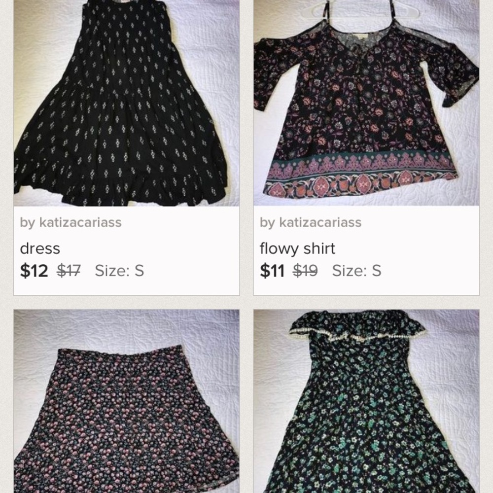 dresses / shirts