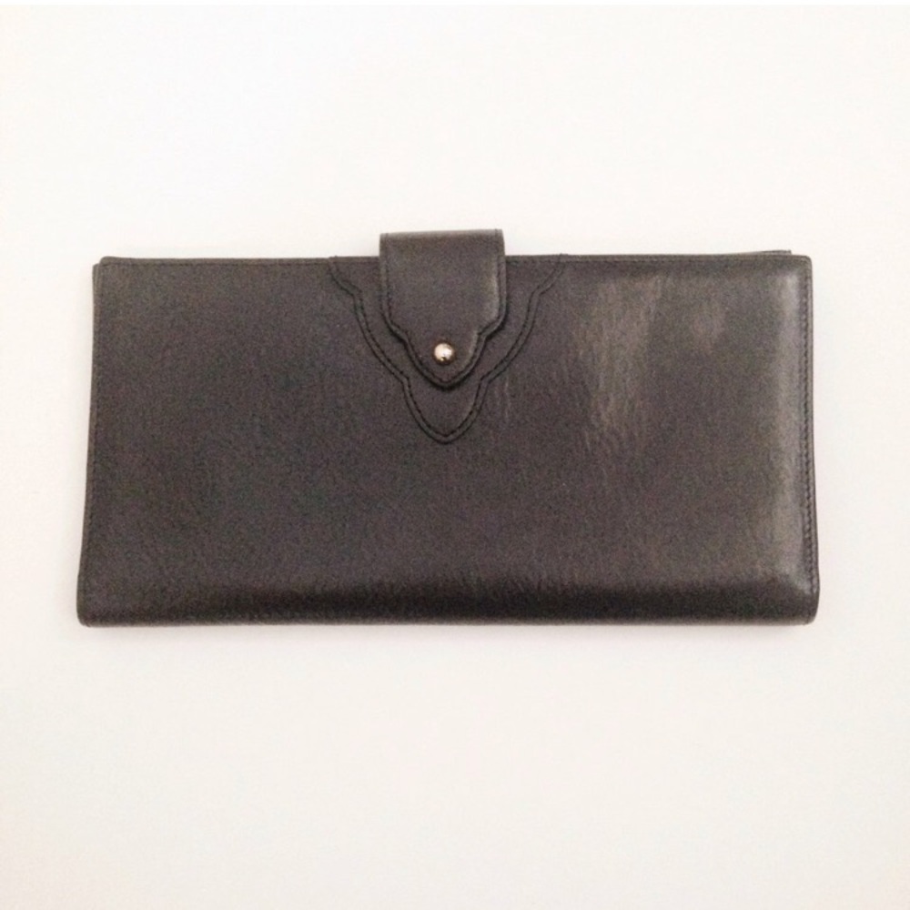 Give Black Clutch Wallet