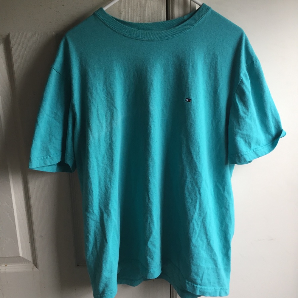Aqua Tommy Hilfiger Shirt
