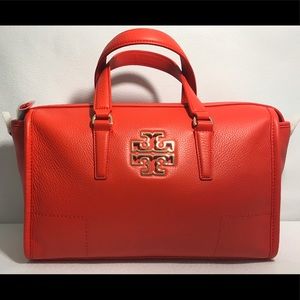 Tory Burch Poppy Red Britten Satchel