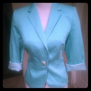 Pastel green blazer