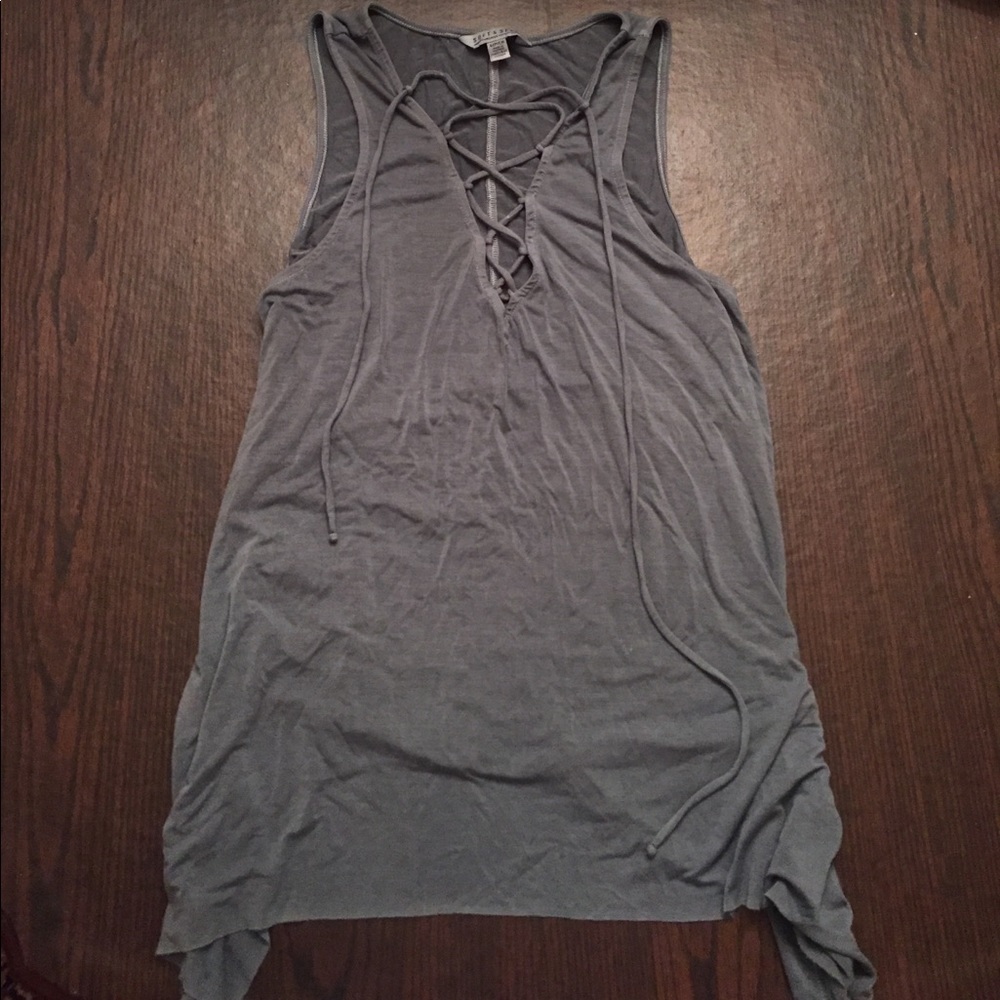 American Eagle Soft&Sexy Laceup Tank