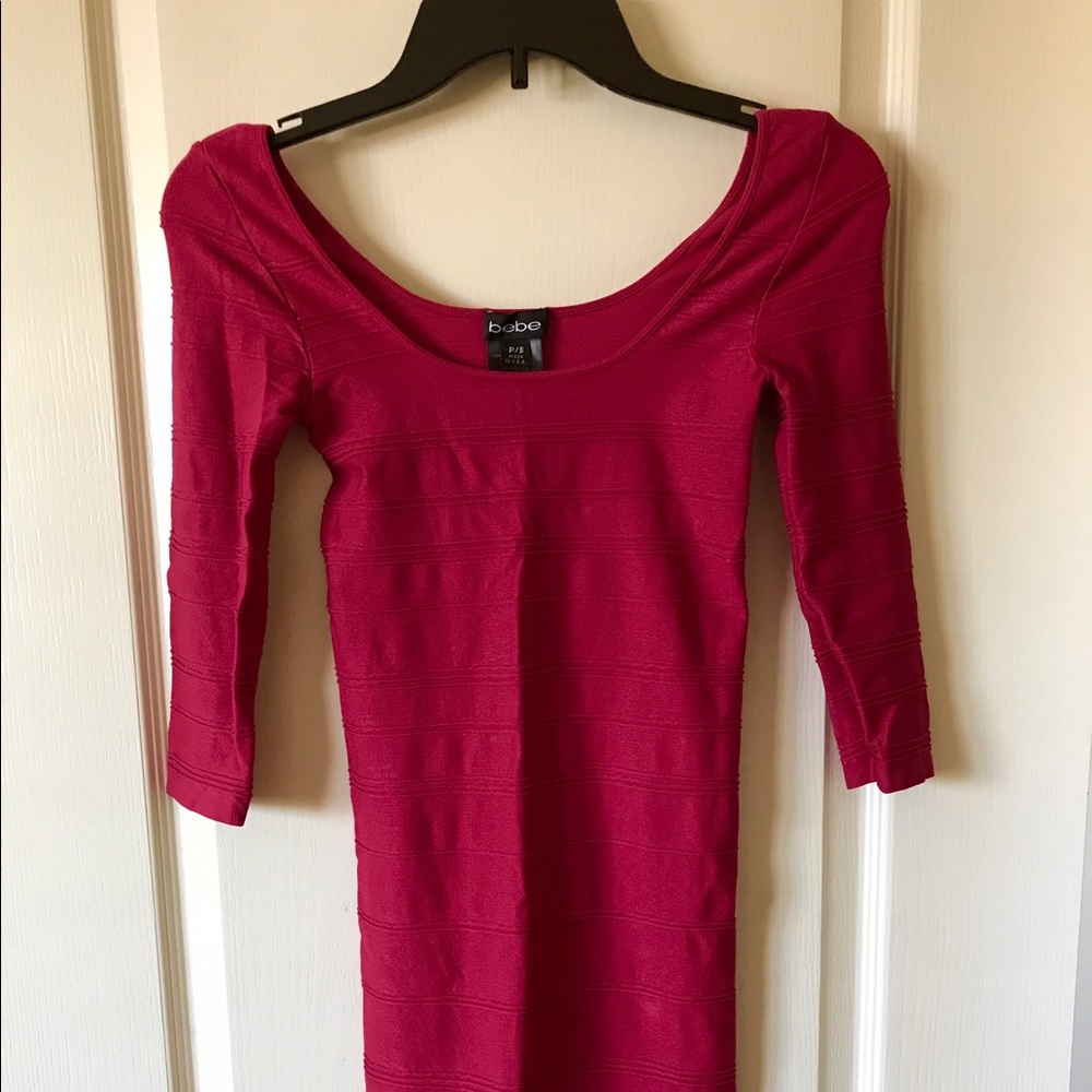 bebe bodycon dress