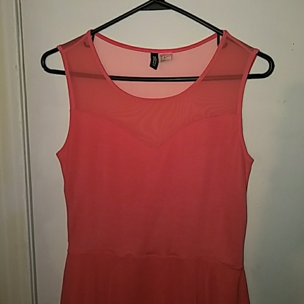 Coral dress