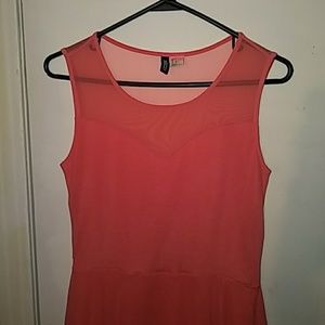 Coral dress