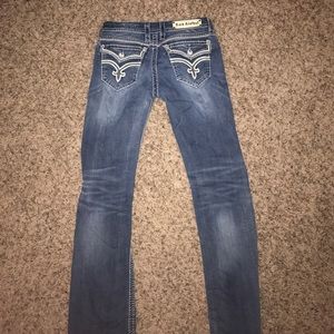 ROCK REVIVAL BOOT CUT JEAN, size 29