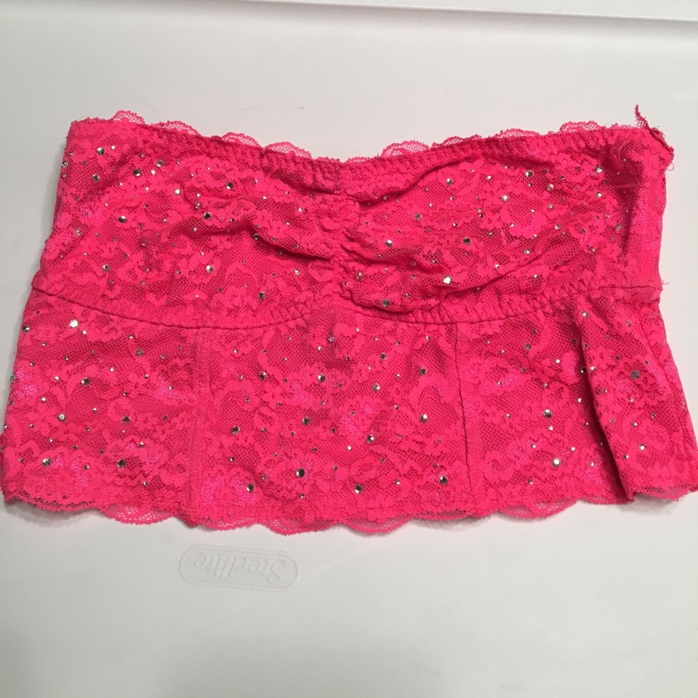 Pink bra