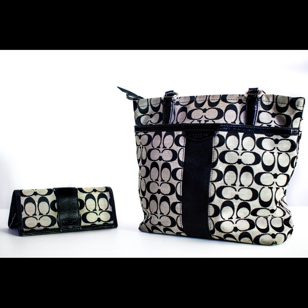 Coach bag and wallet bundle!