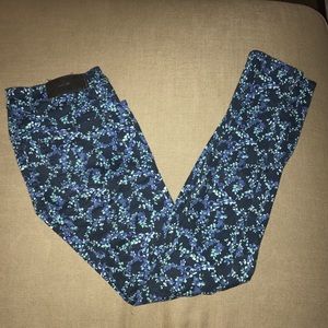 Joe's Jeans Floral Print Skinny Jeans