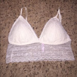 white bralette