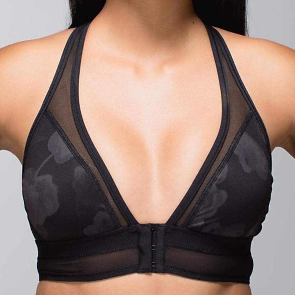 Rare Lululemon Front Clasp Floral Bra