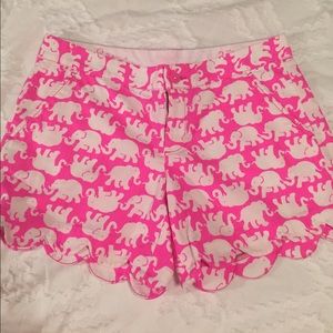 Sun in Tusk scalloped short