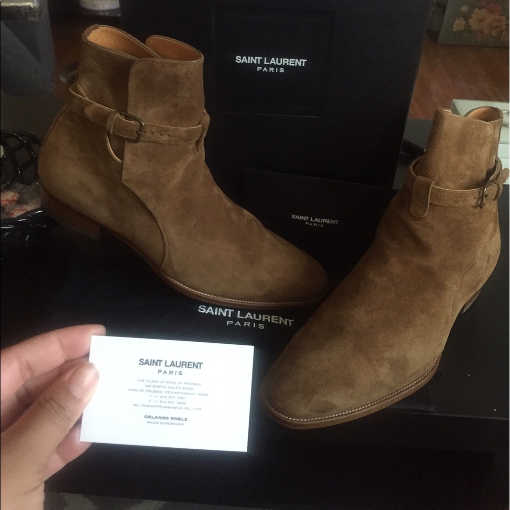 SAINT LAURENT - WYATT 30k JODHPUR BOOT