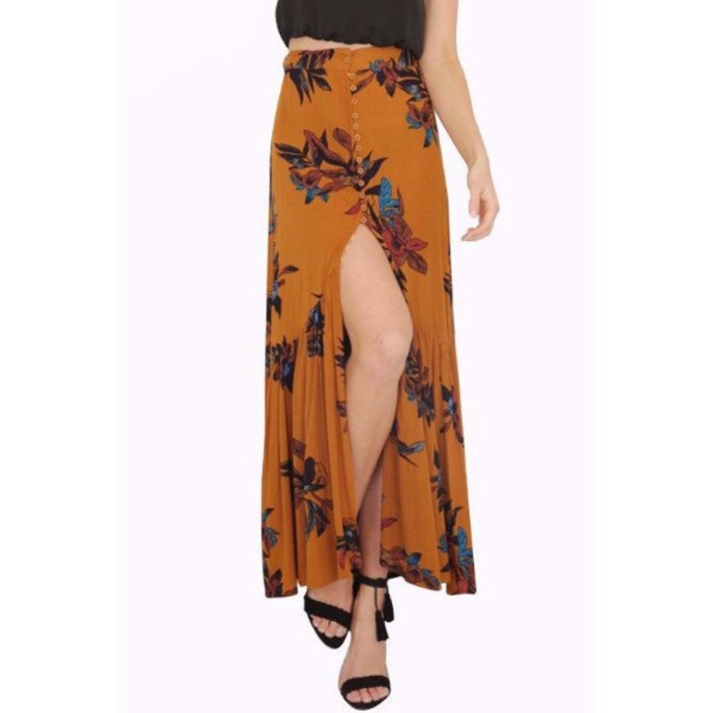 Floral Maxi Skirt
