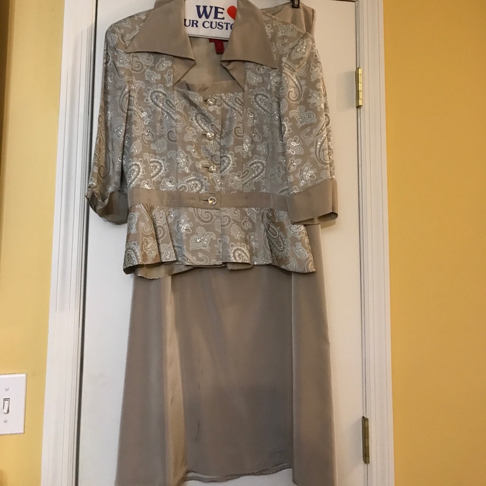 2 piece dressy top and maxi skirt set