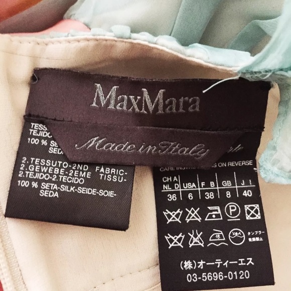 MaxMara 100% Silk Italy Dress - Picture 7 of 7