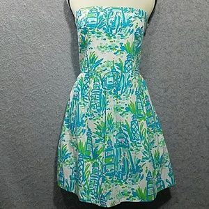 SOLD Lilly Pulitzer Elastic Back Dress size Large
