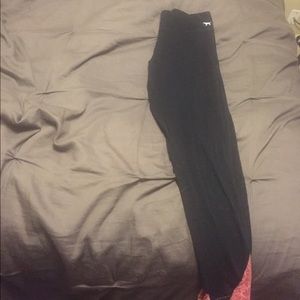 Victoria's Secret pink laced yoga pants